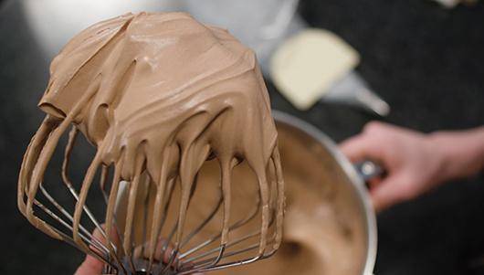 Шоколадный мусс на базе готовой смеси Callebaut
